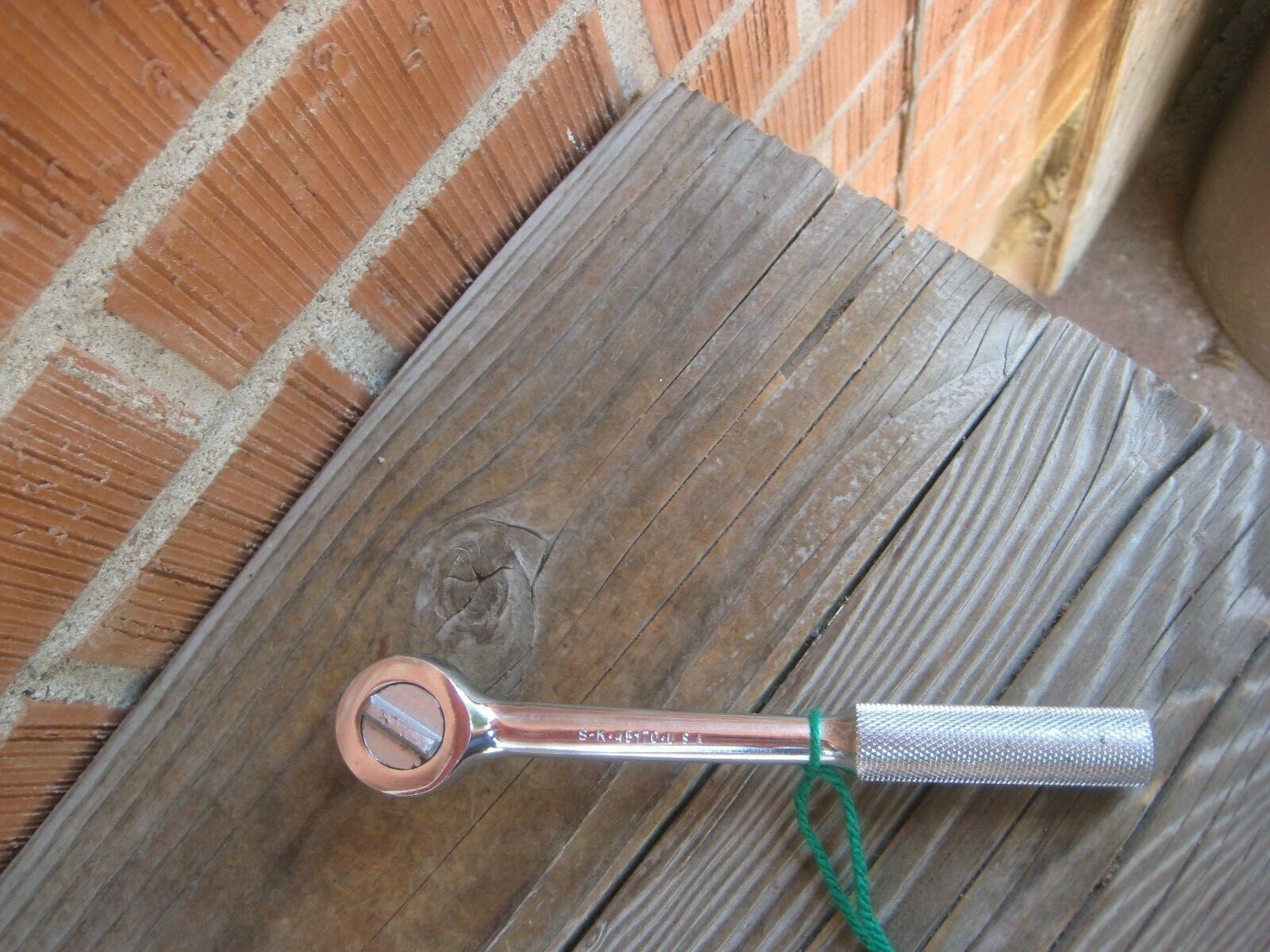 1940s Vintage 3/8″ Drive x 7 1/2″ Length ** S-K ** Reversible Ratchet 45170 USA