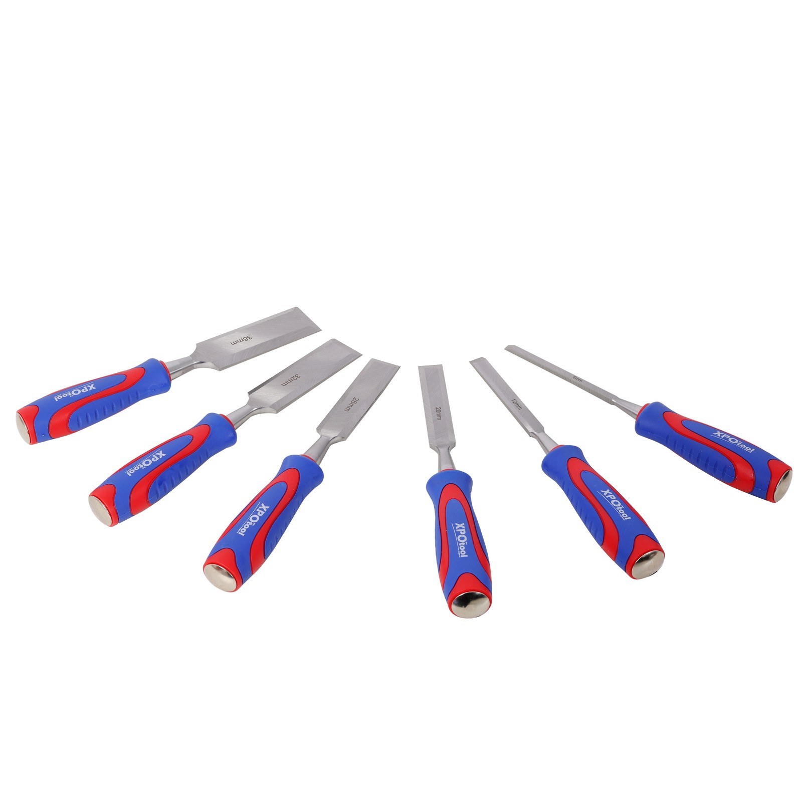 10Pc Wood Chisel Set with Sharpening Stone, Honing Guide, 6 Chisels