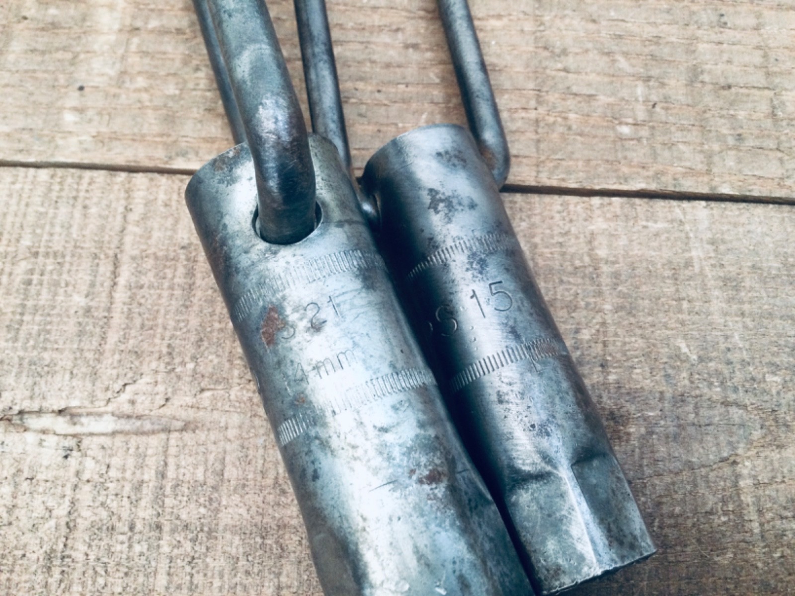 Vintage MELCO x 2 Spark Plug Spanners PS15 & PS21 – Vintage Car Tools