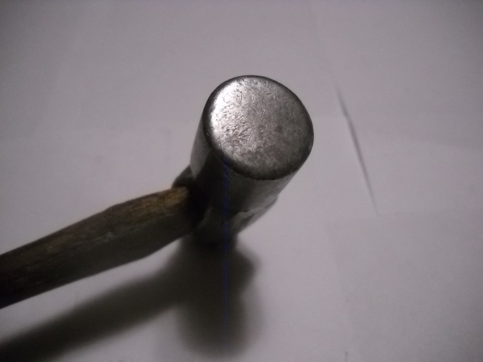 Vintage 4 oz Vaughan USA Made 10 3/8″ Ball Peen Hammer W/Original Handle