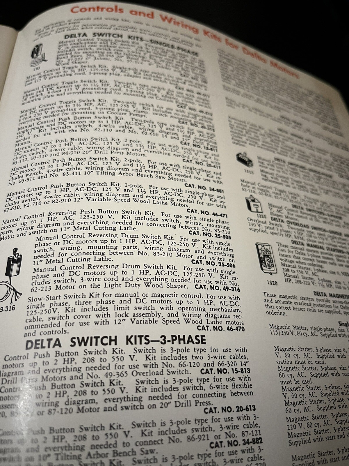 1958 DELTA ROCKWELL INDUSTRIAL POWER TOOLS CATALOG AD AB-58-2 JB81
