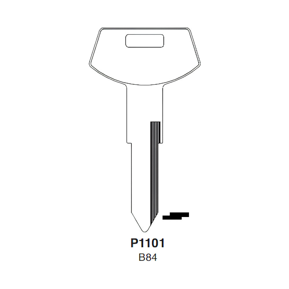 B84, P1101 Mechanical Key Nickel