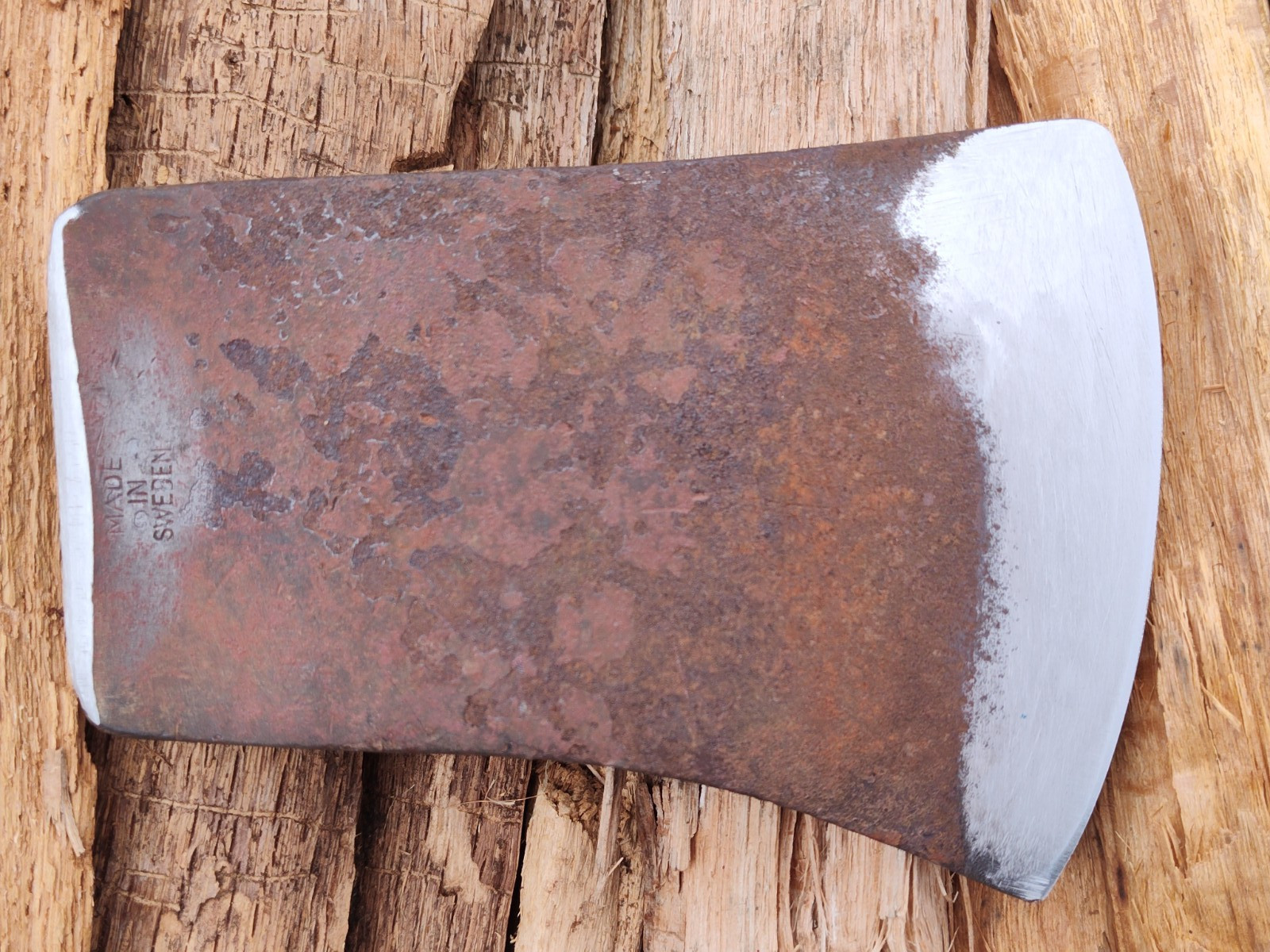 Vintage Sater Banco Tasmanian Axe Head 4 1/2lb (4.2lb actual)