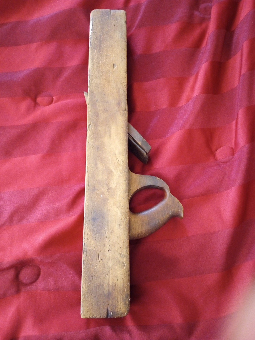 Vintage J.Kellogg 22 In Wood Planer Amherst MA, Blade Stamped Humphrey MFG Used