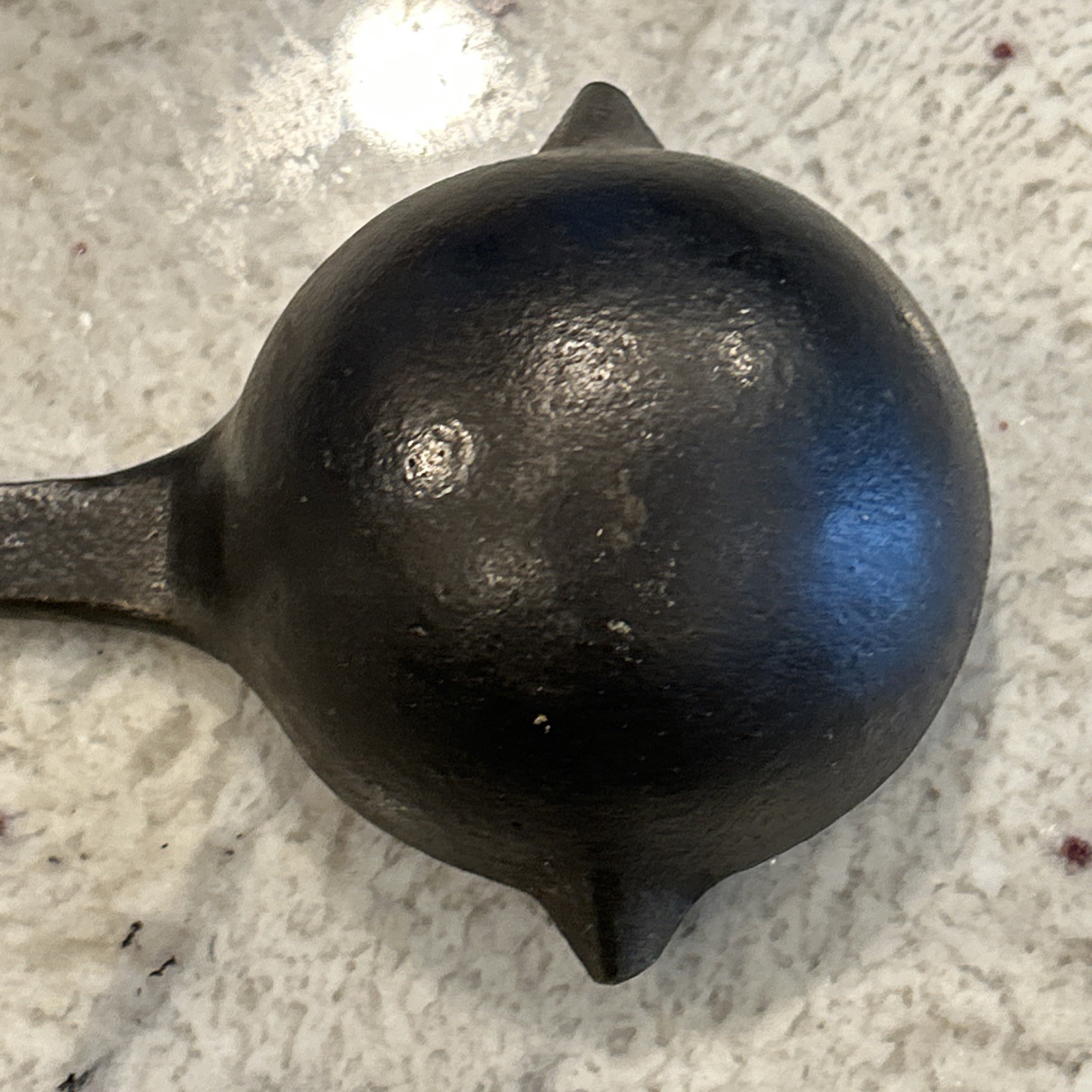 Vintage “The Lake City Malleable Co.” No 3 Cast Iron Smelting Ladle Cleveland OH