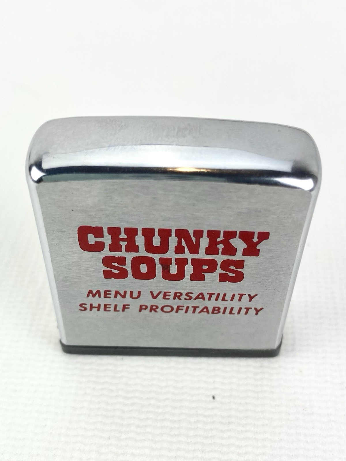 Campbell’s Chunky Soups Zippo Lighter 6’ Tape Measure Rule Vintage Advertising