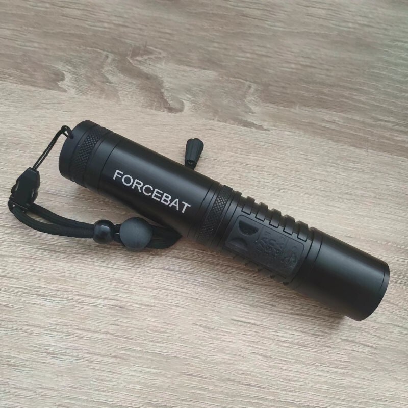 FORCEBAT EDC Mini Flashlight White Light Small Penholder Pen Light Pocket Torch