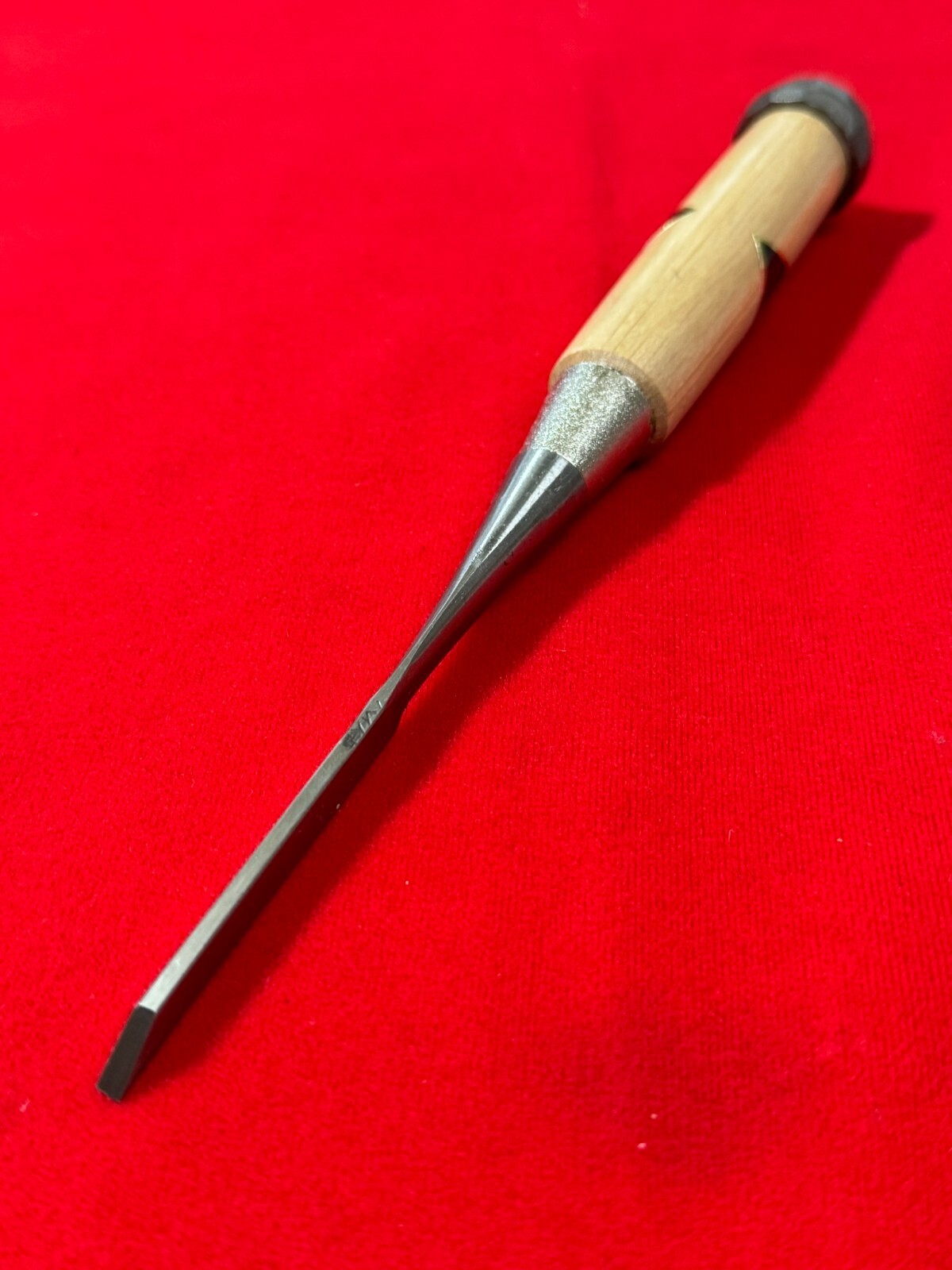 Yoshio Usui 碓氷淑夫 3mm (1/8″) All HSS Blade Oire Nomi Japanese Chisel Corewood