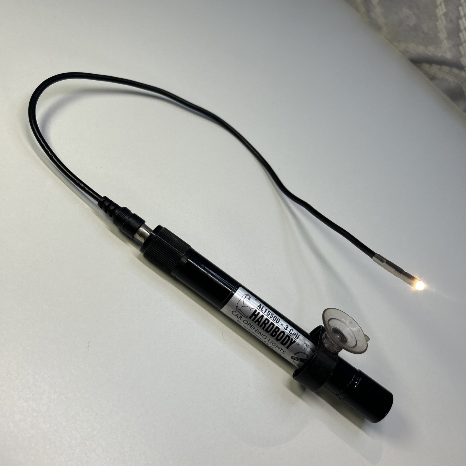 Hardbody Car Opening Light – Flexible tip Mag Lite Bulb 15500 Working!