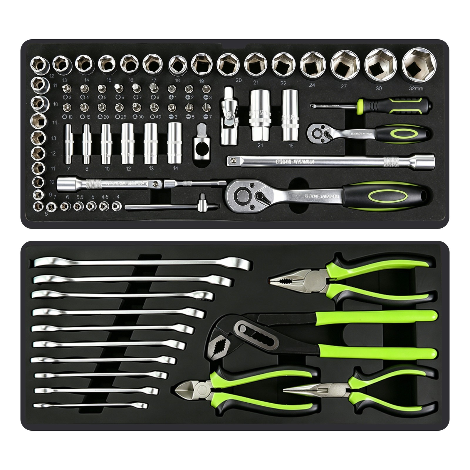465-Piece Mechanics Tool Set with 3-Drawer Heavy Duty Metal Box Repair Tool Kit