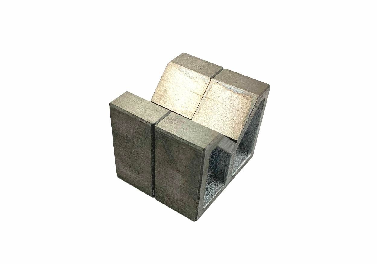 Versatile Cast Iron V Block Set, 3×1-3/4×2-3/8 Inches for Layout and Inspection