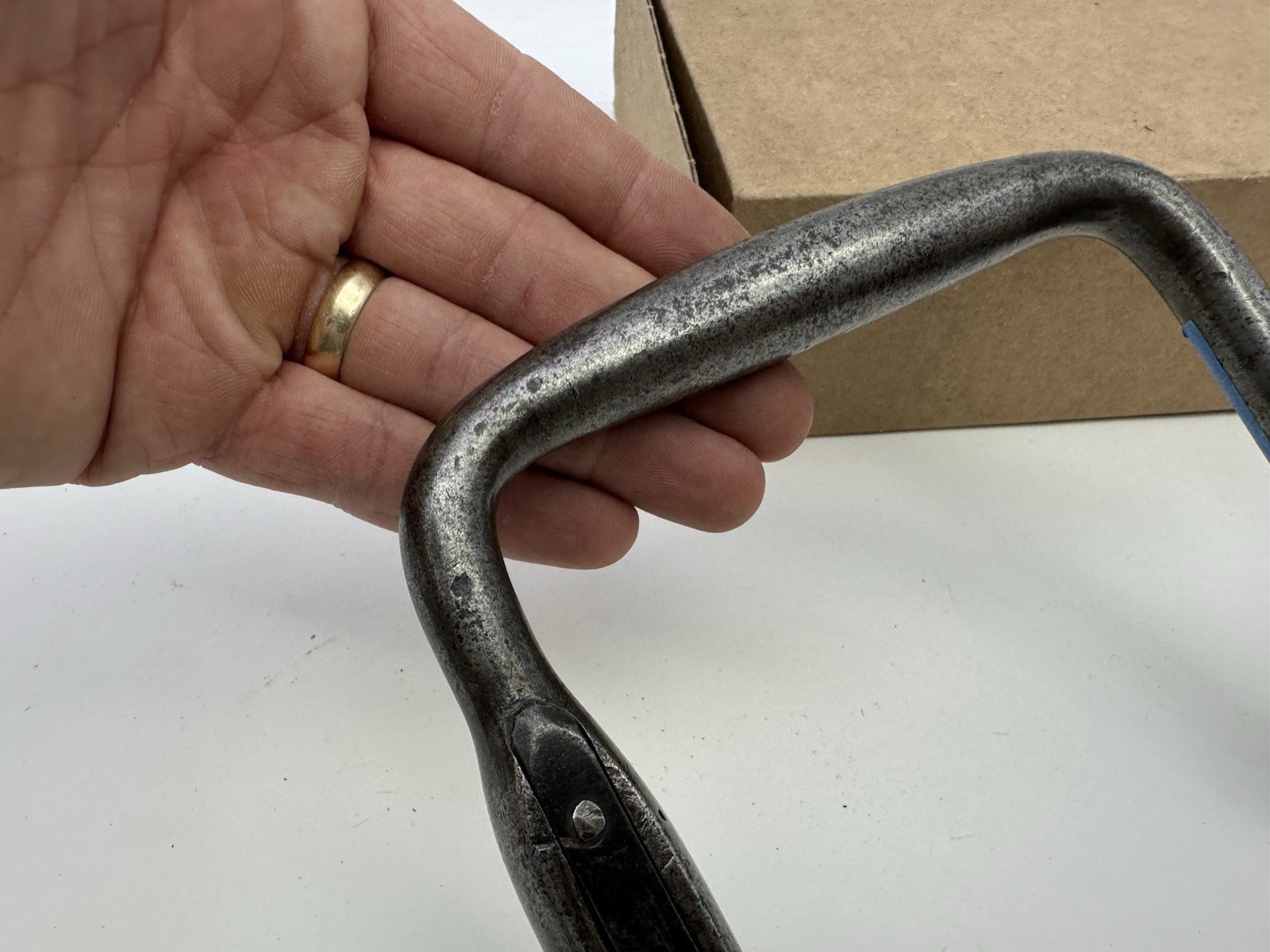 Very Rare Lynam Ratchet Brace Hand Drill 1871 Patent By Millers Falls Good Shape