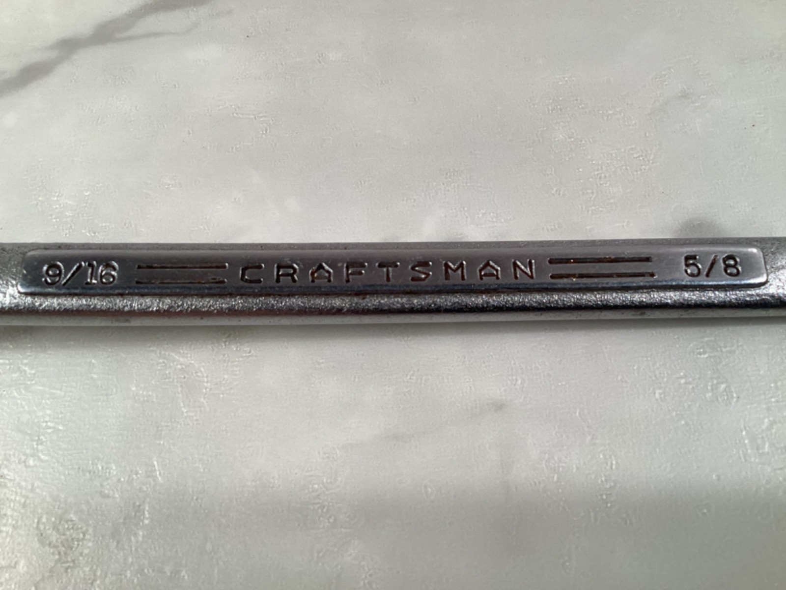 Vtg Craftsman Box Wrench “V” Series Set of 6 SAE Double Box End 12 Point USA EUC