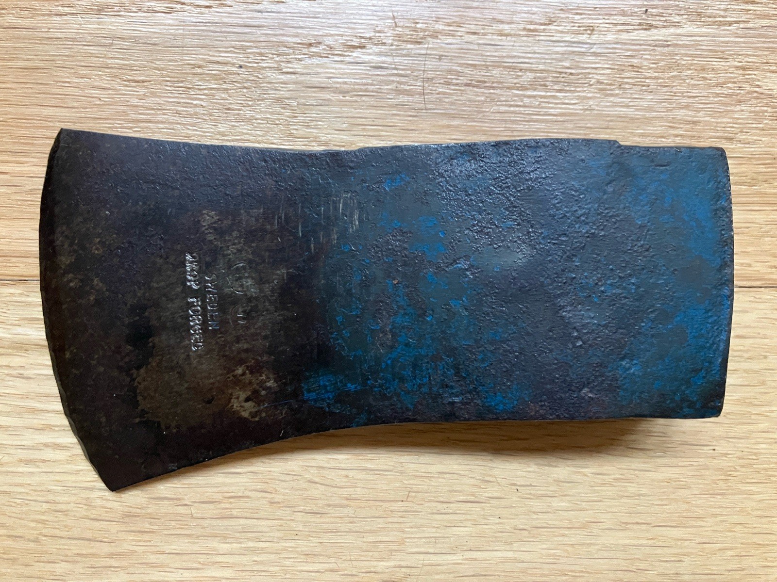 S.A. WETTERLINGS SAW MADE IN SWEDEN SINGLE BIT AXE HEAD -VINTAGE CAMP BUSHCRAFT