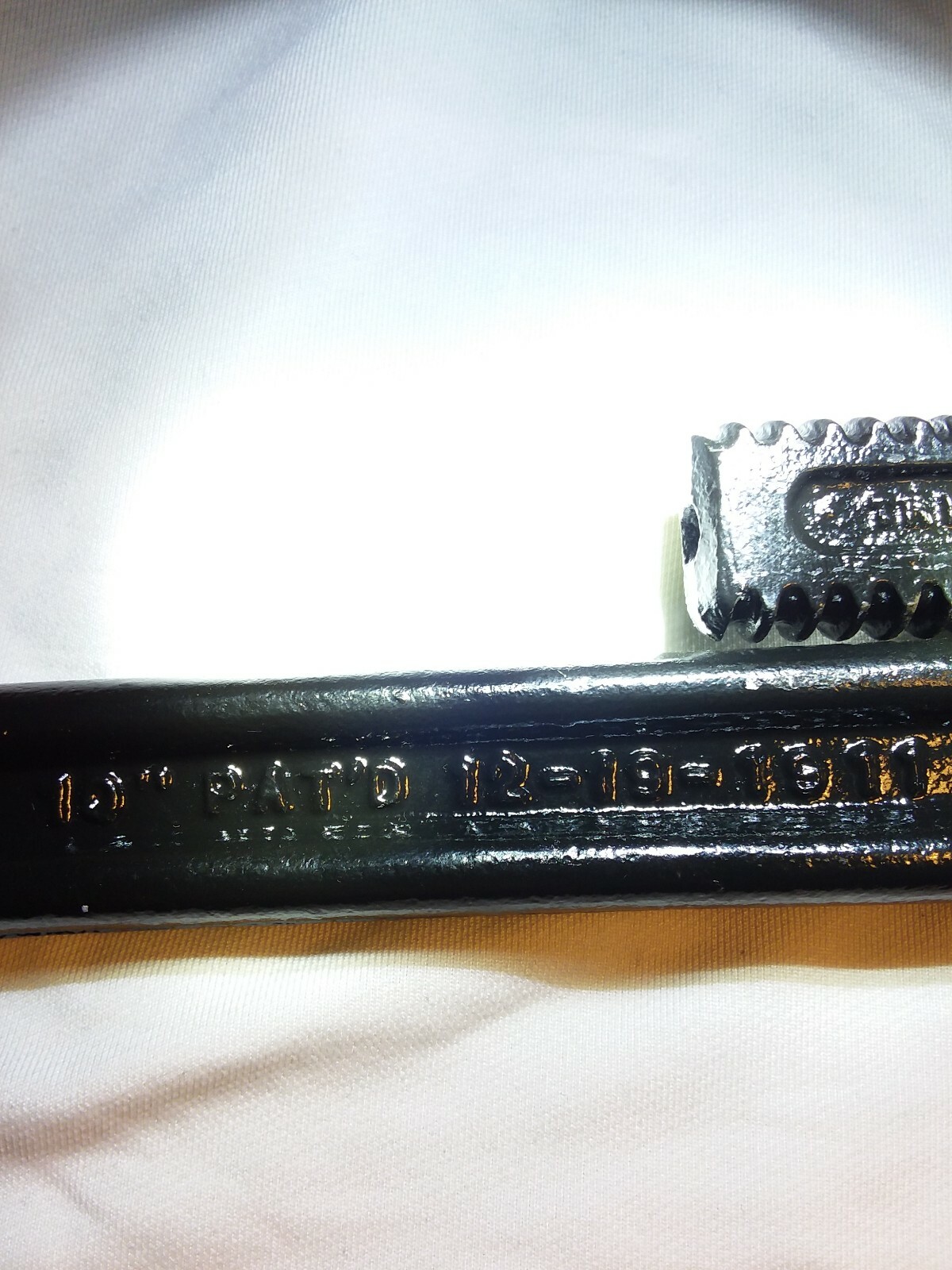 Monkey Wrench Vintage Trimont “TRIMO” 10″ Wrench Pat’d 12-19-1911 Roxbury, USA