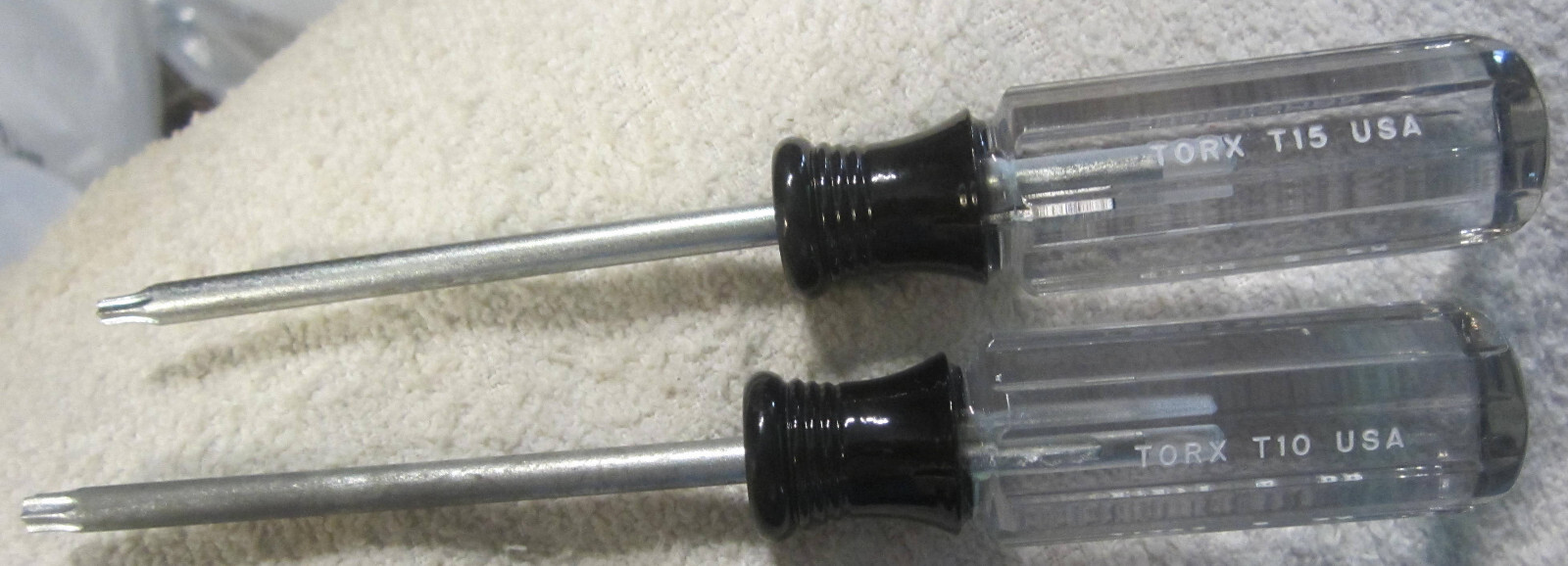 2 lot,Craftsman 41474,41473 Torx T15 T10,Screwdriver USA tool VTG