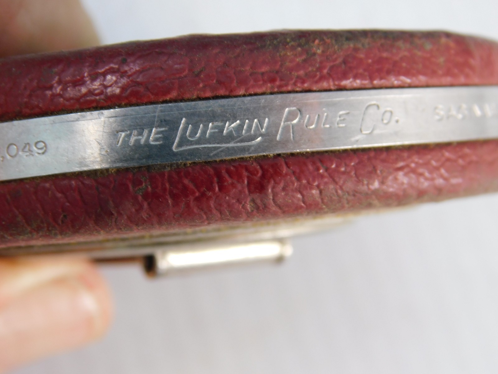 Vintage Lufkin Rule Universal Steel Tape Measure, 50ft, Saginaw Mich. USA