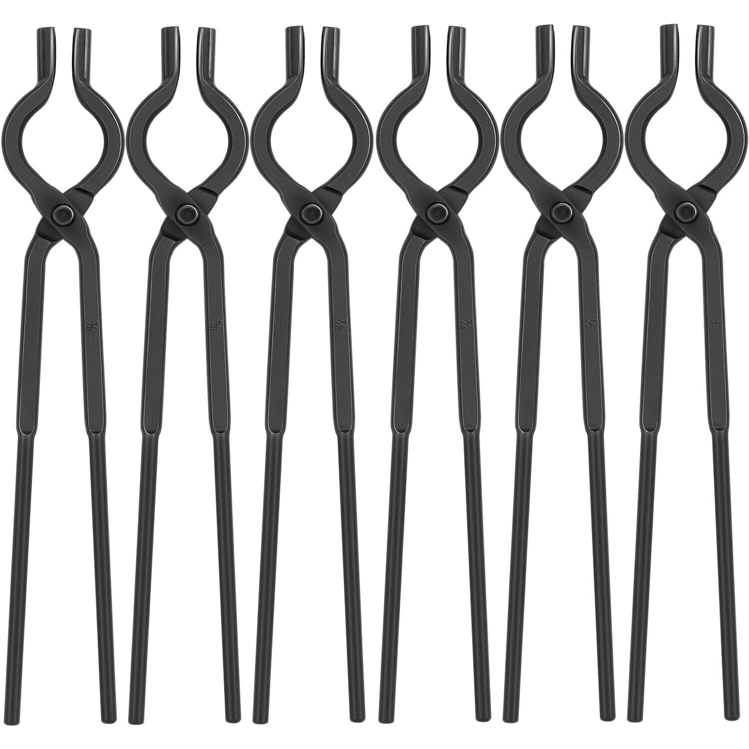 V-Bit Bolt Knife Making Blacksmith Tongs Set Bladesmith Tools Anvil Vise Forge