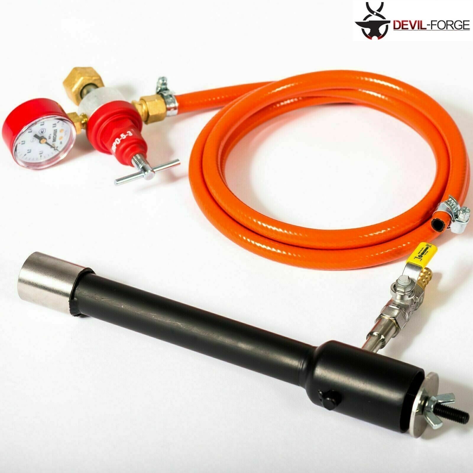DEVIL-FORGE DFP Gas Propane Burner (80,000 BTU) Forge Furnace Kiln Farrier USA