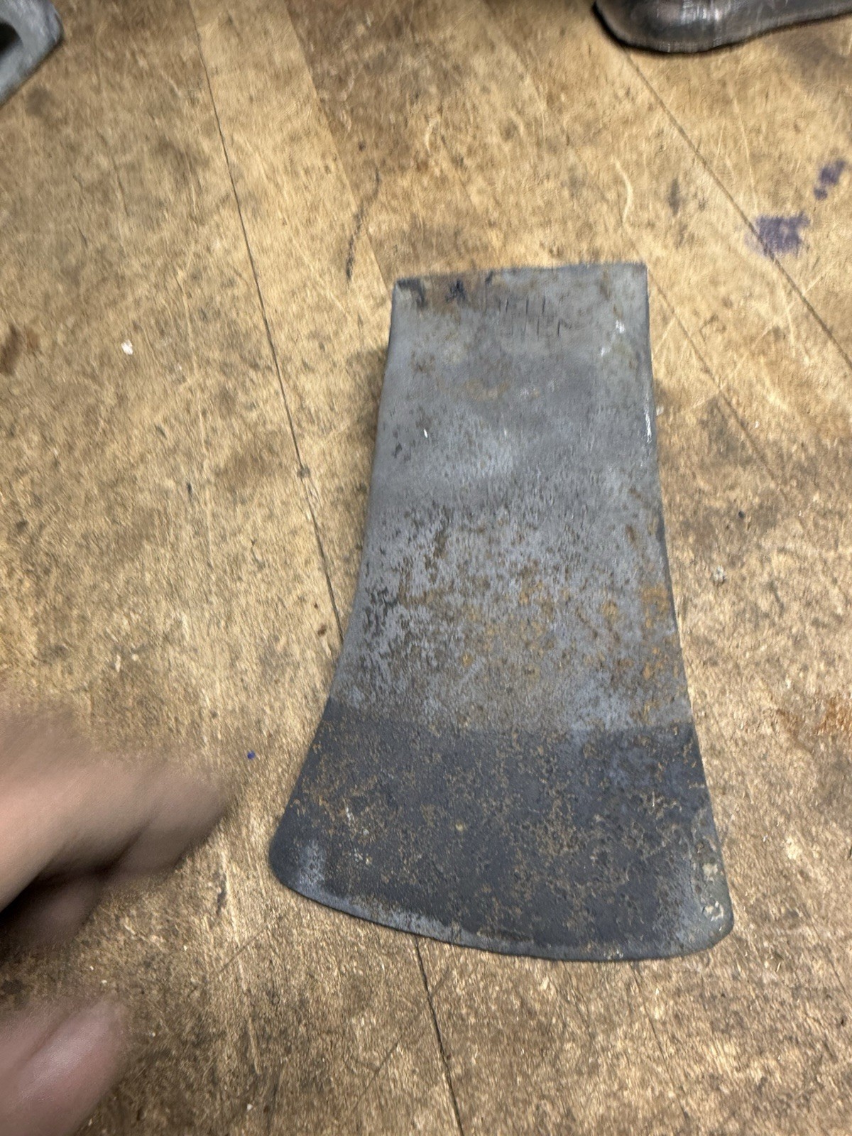 Vintage 2-1/4Lb Hatchet Axe Head Tool Marked Bell System Kelly Ribbed Eye USA