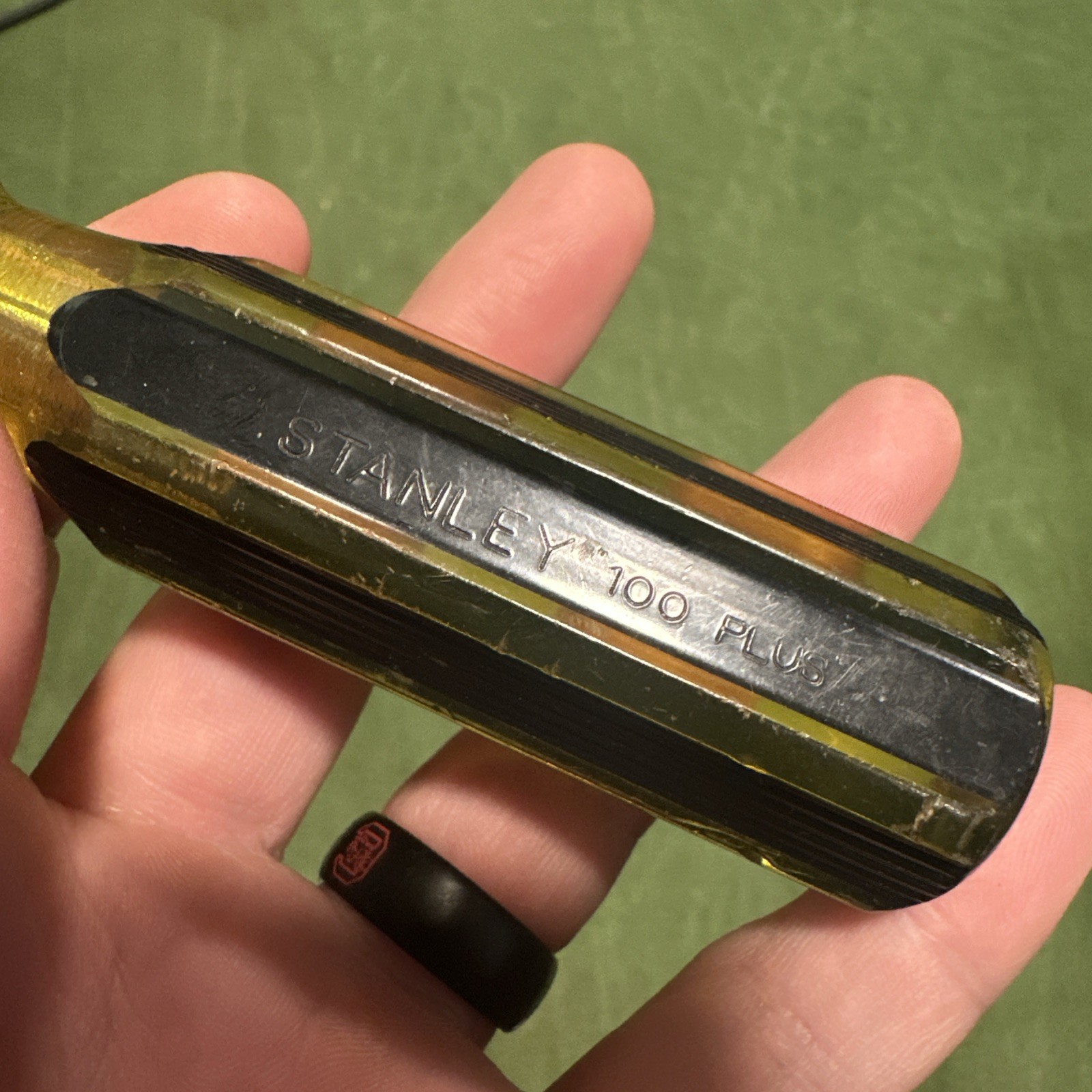 VTG Stanley USA 100 Plus 1007 4in 66-174 Flat/Slotted Screwdriver VGC