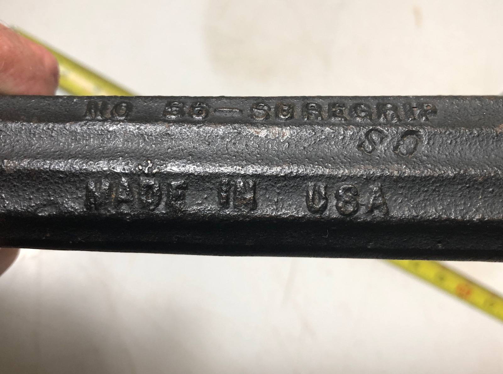 Antique Suregrip Cast Iron Nail Puller Slide Hammer USA CRESCENT No. 56