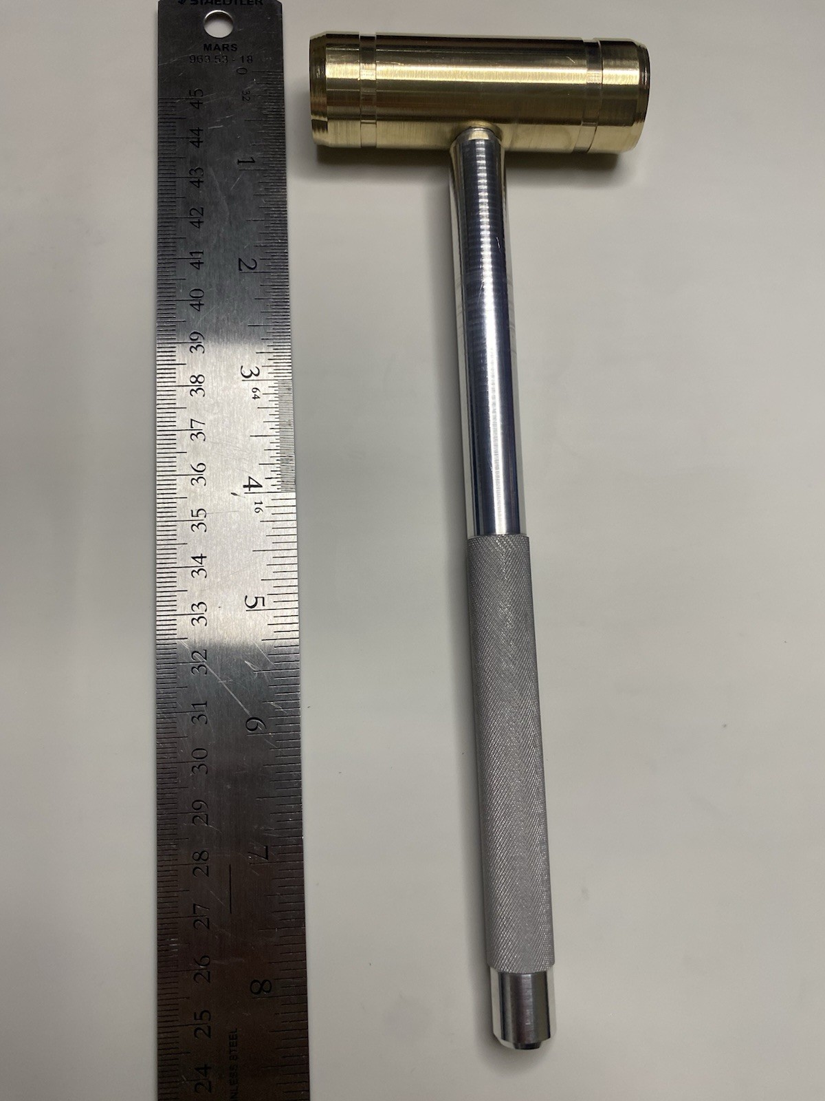 Brass Hammer Set 2lb & 8 Oz Brass Hammer Set Non Spark, Durable Knurled Handle
