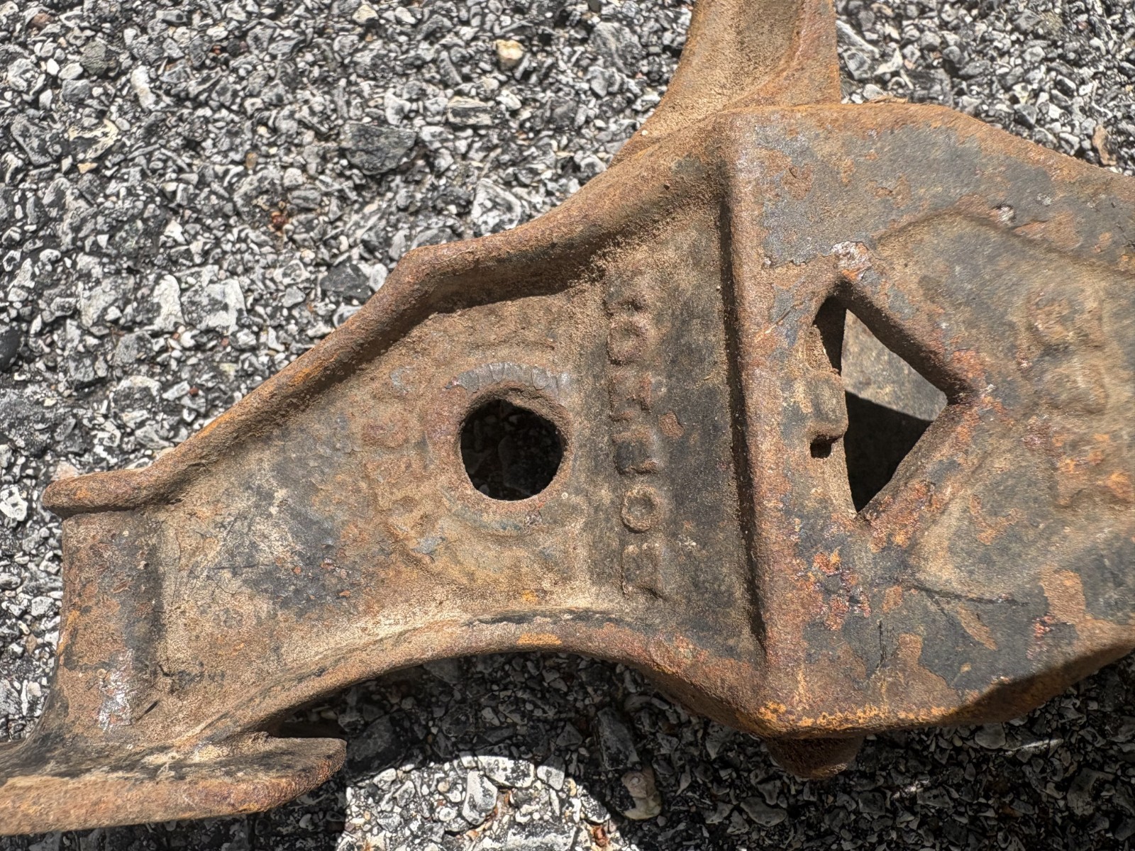 Boston 1896 Cast Iron Wood Clamp Threaded End Bar Clamp Sash Clamp Head No2