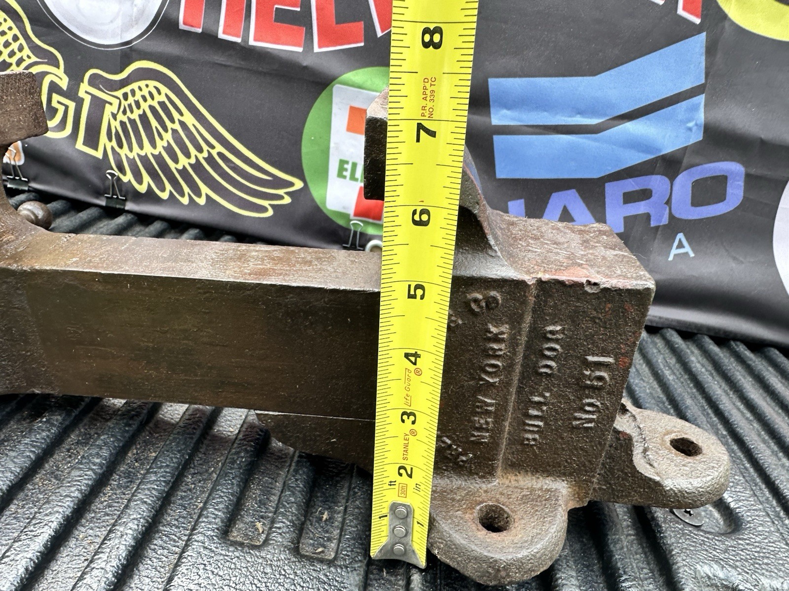 Antique Vise PRENTISS VISE CO. Bull Dog Machinist No.51 New York USA HEAVY DUTY