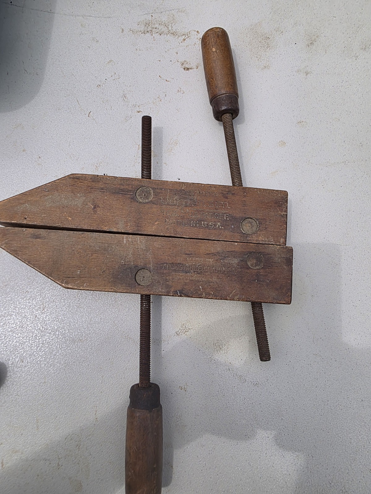 VTG Jorgensen Clamp Company 10″ & 6″ Adjustable Screw Wood Clamps Made In USA