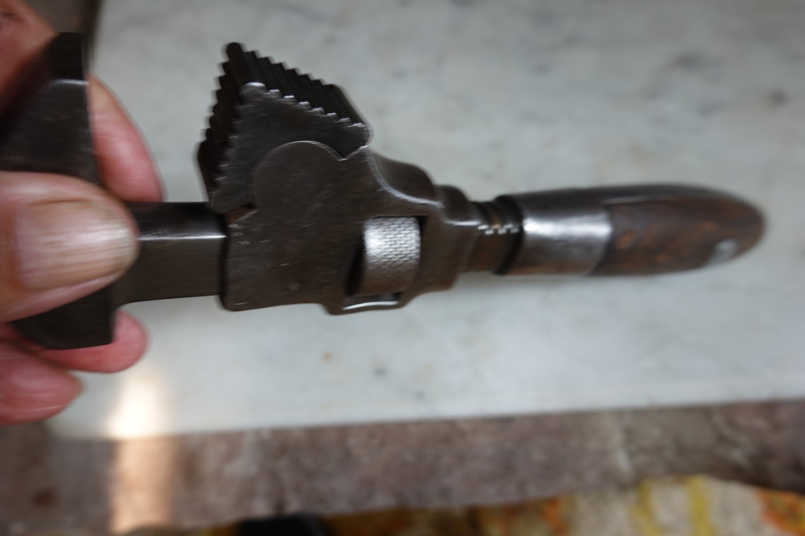 Antique W&B 1898 IMPROVED MOVABLE JAW MONKEY WRENCH Mechanic Carpenter