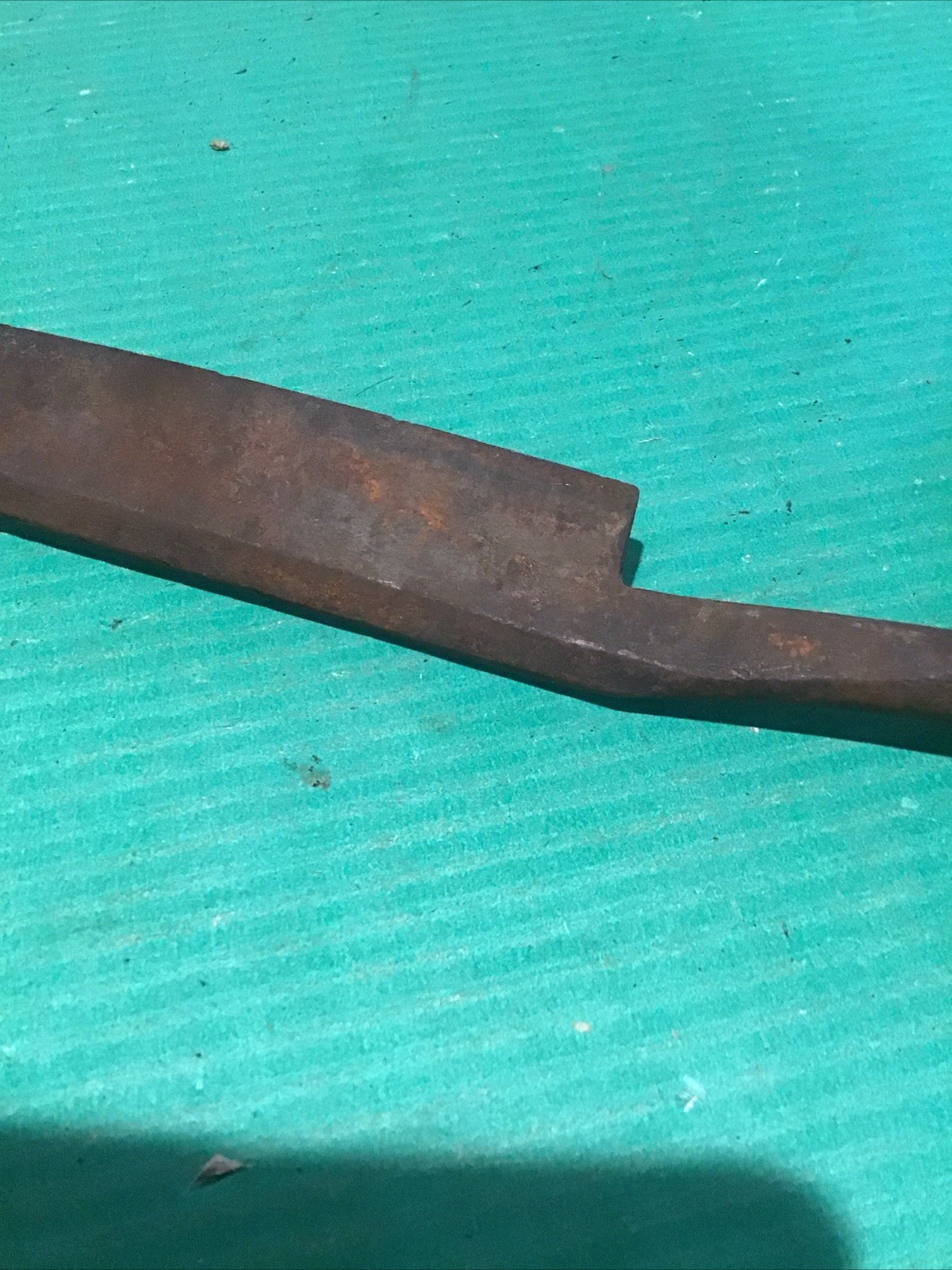 Large 12” Draw Knife Vintage Antique Log Bark Cleaning Tool Beaver Flesher