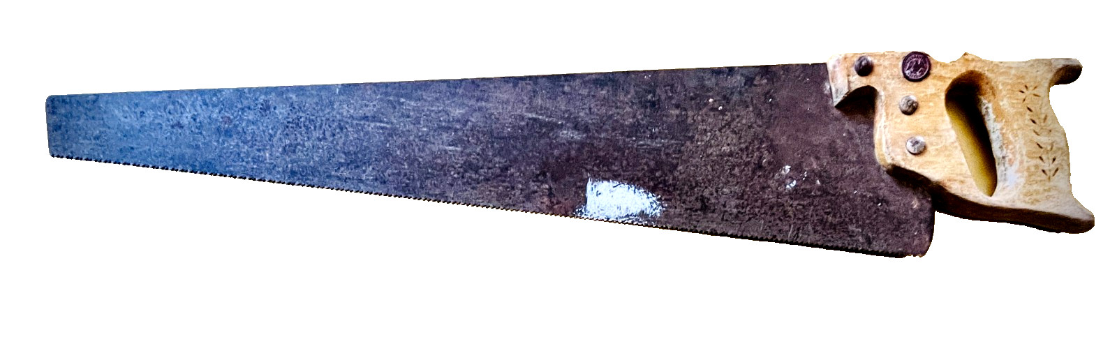 Vintage 1950’s Old Hand Saw Fine Tooth Great Home Decor Item Stay Sharp