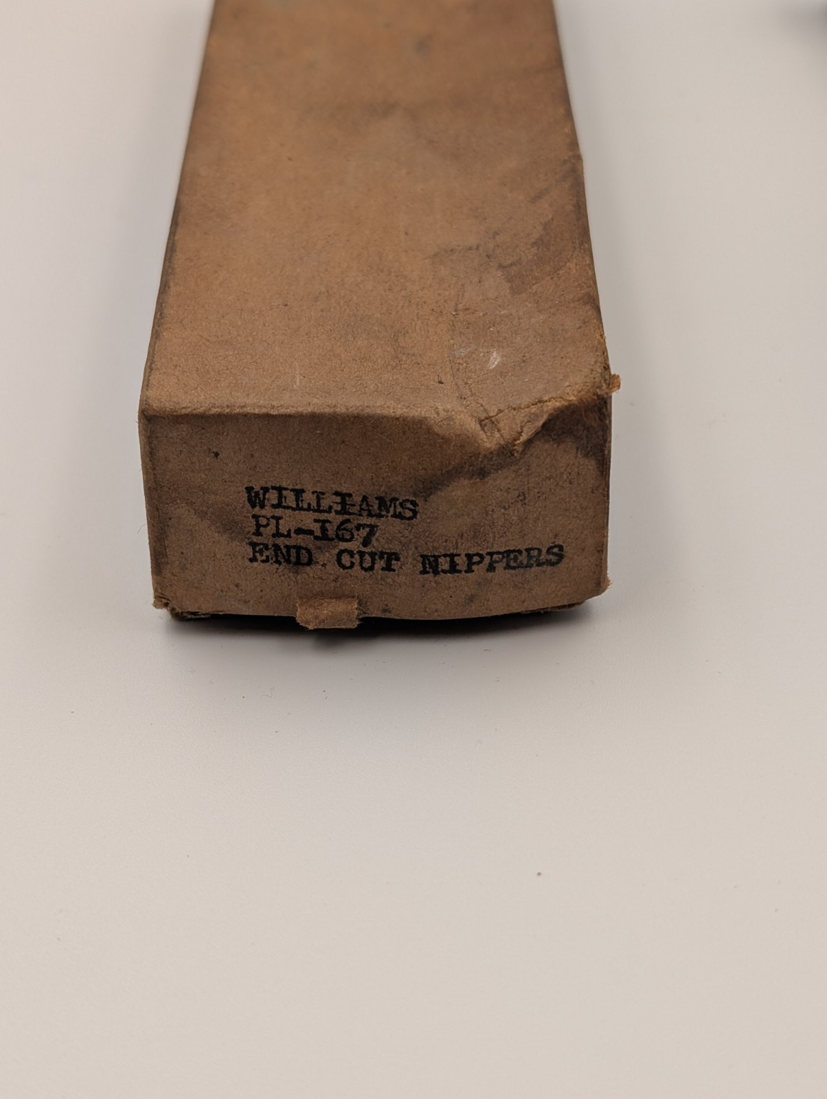 Vintage Williams PL-167 7.5″ End Cut Nippers Pliers USA w/ Original Box – Used