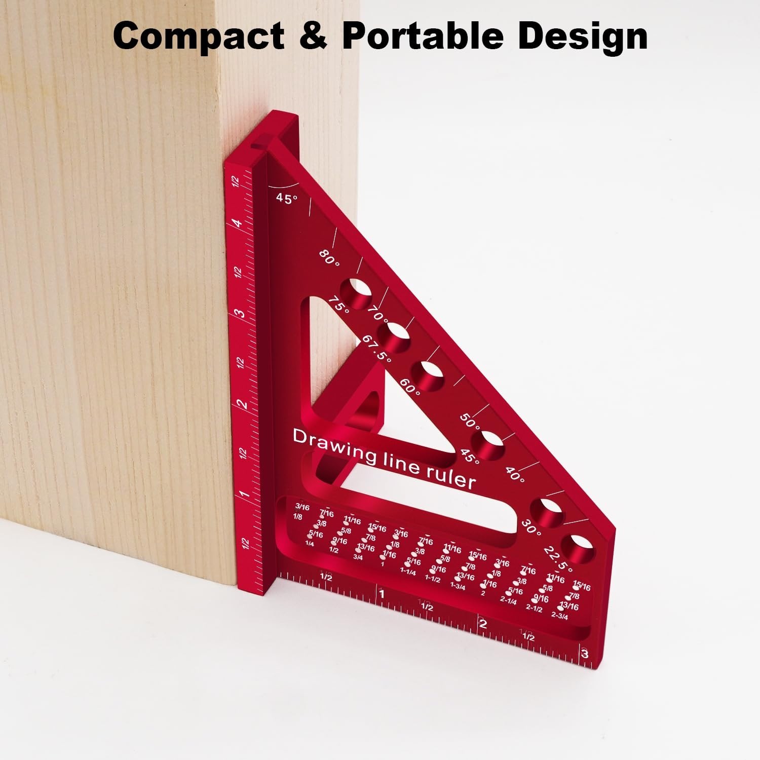 Portable Multi-Angle Woodworking Square – Perfect for DIY and Professional Use