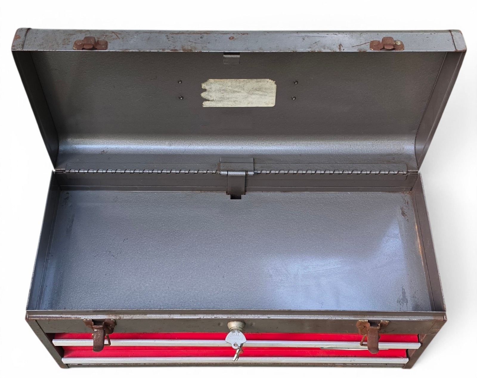 Vintage 1964 Craftsman 65336 2-Drawer Mechanic’s Tool Chest Box w/ Keys