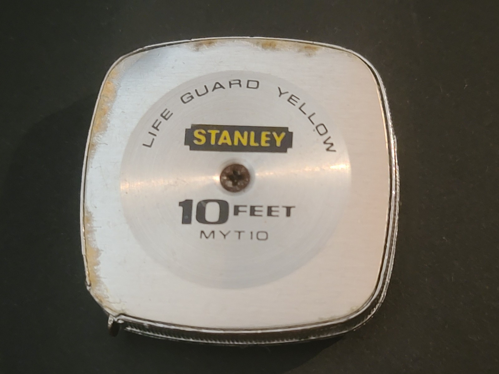 Vintage Stanley MYT10 Life Guard Yellow 10 Ft Tape Measure USA Made Steel