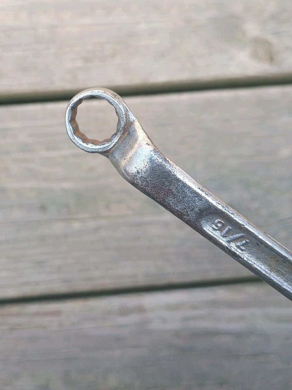 Vintage Tru-Fit 3/8″ & 7/16″ Offset 12 Point Box End Wrench USA 7″