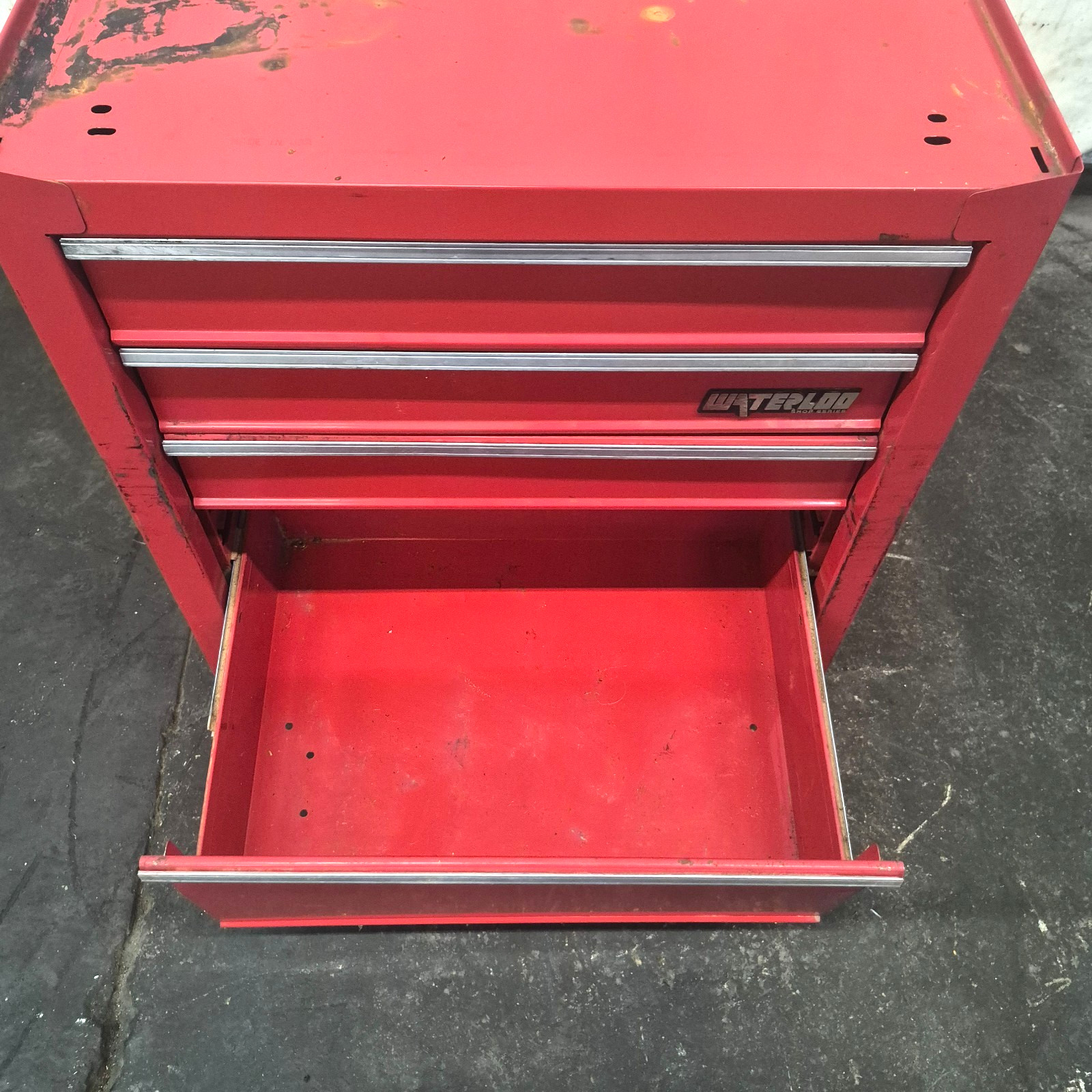 WATERLOO, ROLLING TOOL CABINET/ CHEST, PC-344, 4-DRAWERS