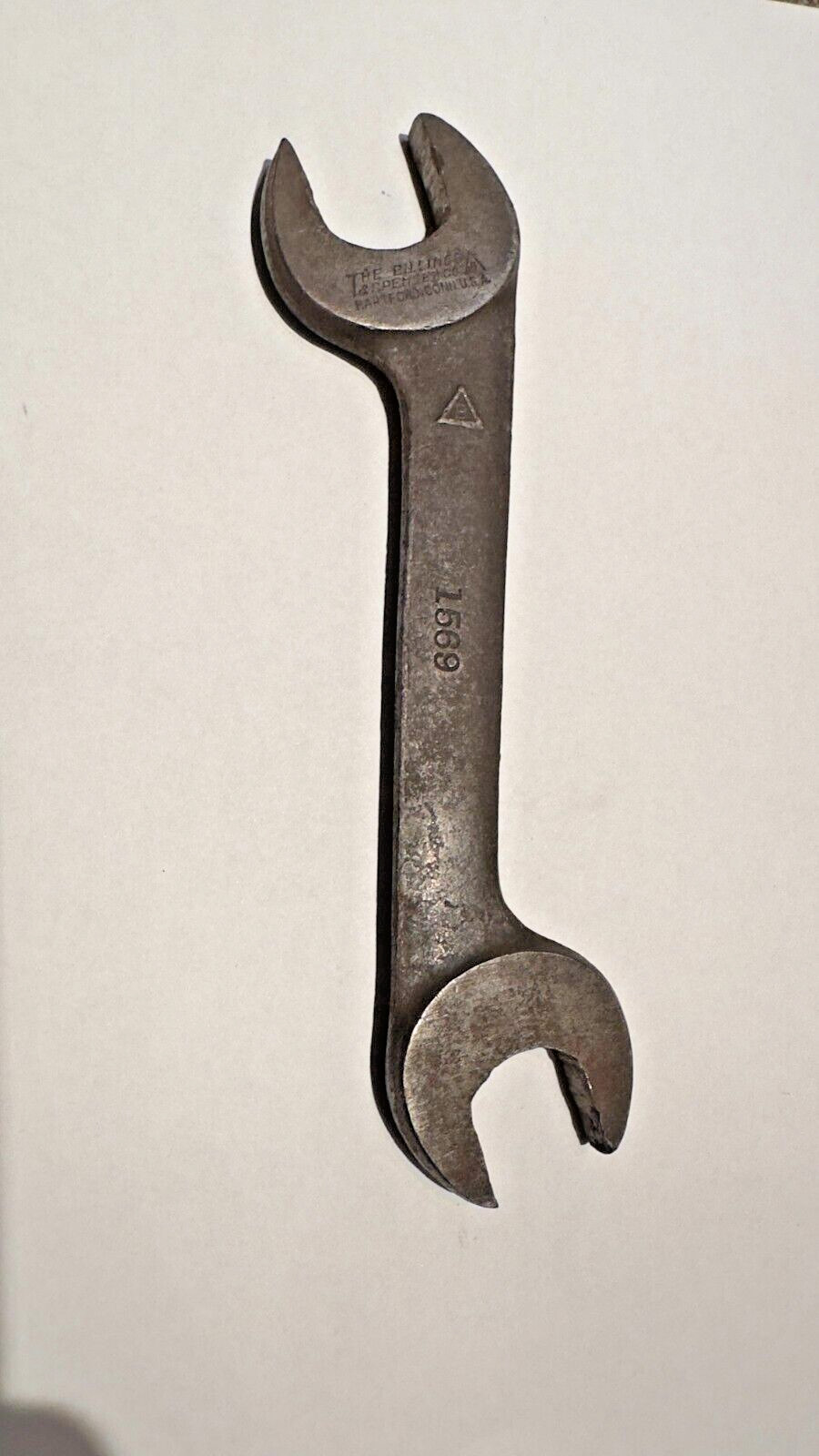 Vintage Billings & Spencer open end wrenches 1569 5/8 OC (1/2 USS) & 1/2 OC