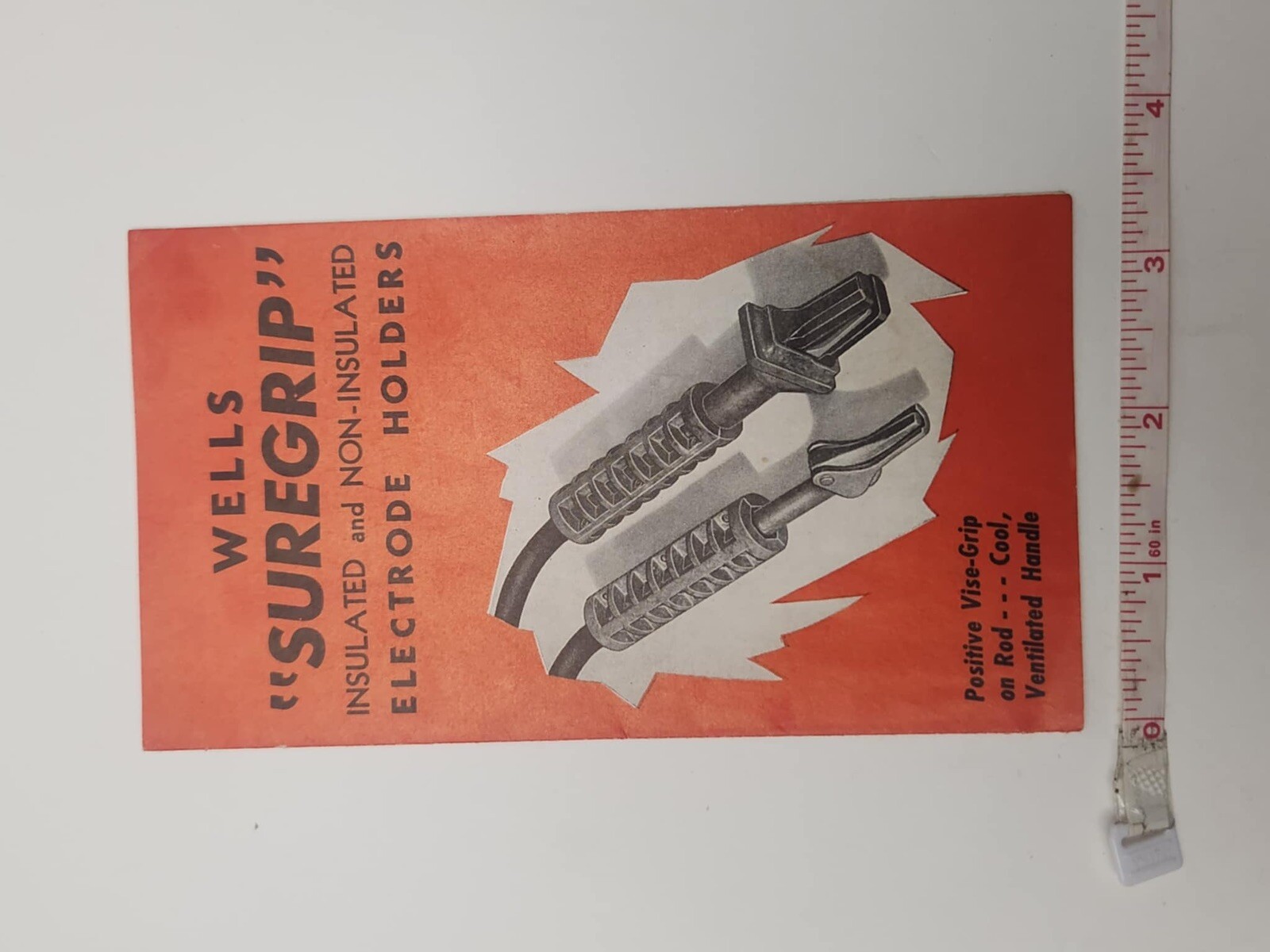 Wells Suregrip Electrode Holders Vintage Advertisement Manual