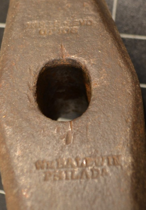 WILLIAN BALDWIN – PHILADELPHIA – DEAD BLOW SLEDGE HAMMER HEAD 8# – CAST STEEL
