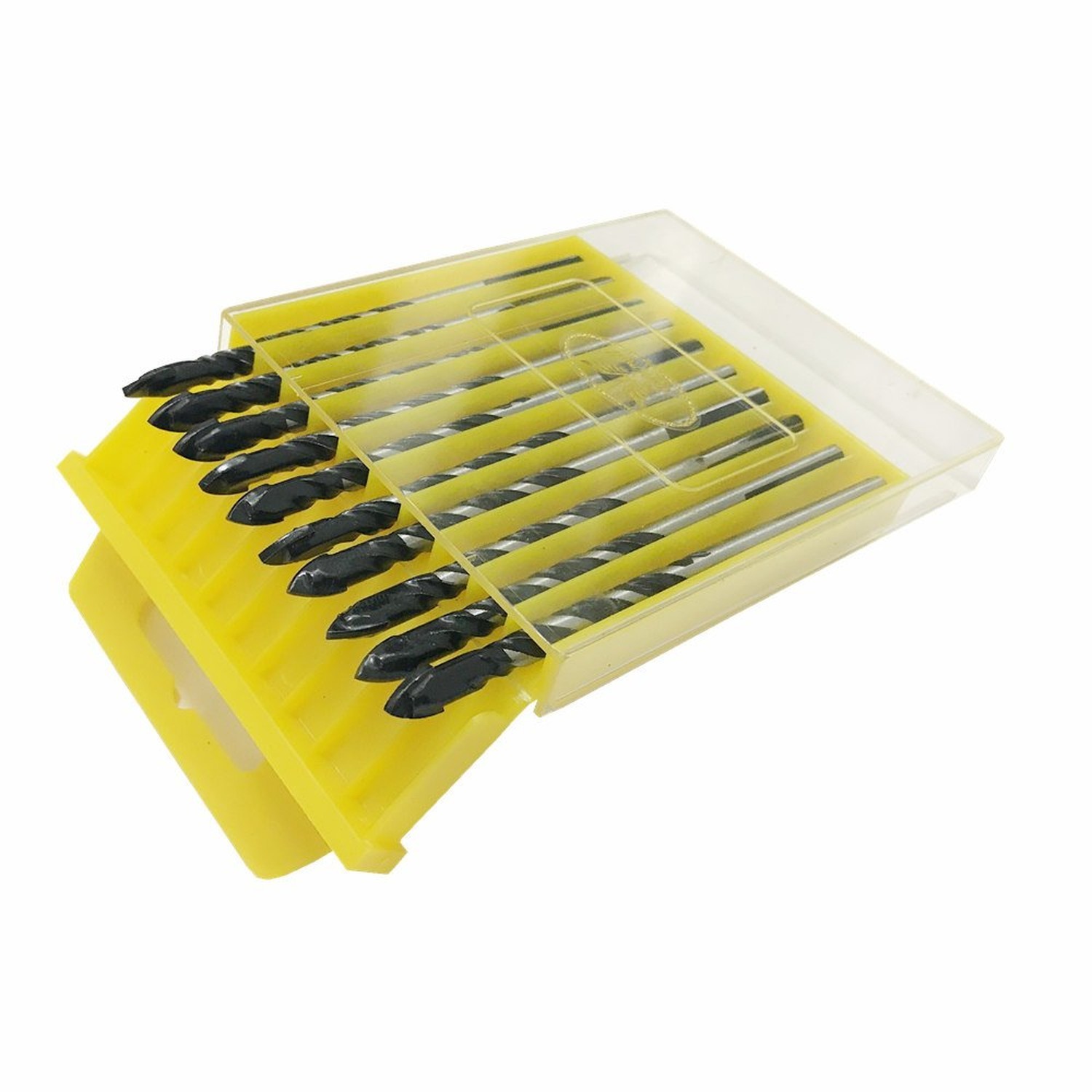 Multipurpose Drill Bits, 10-Piece 6mm Multi-Material Drill Bit Set for Drilli…