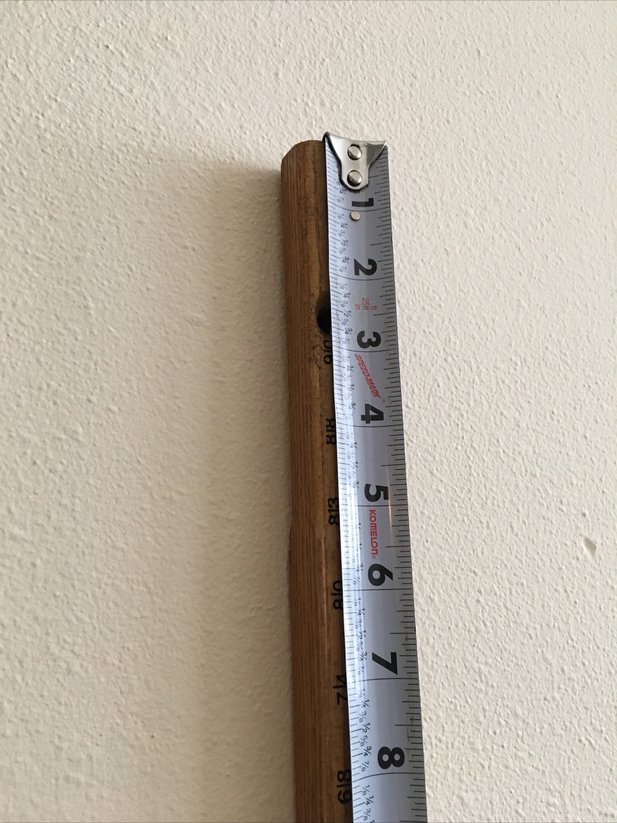 Vintage KASCO BANDSAW SAWMILL Lumber Log Board Stick Foot Logging Wood Tool Rule