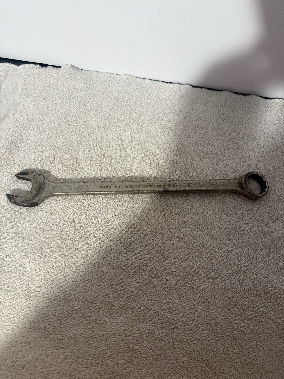 Vintage 13” Plomb 1232 1” Combination Wrench PLVMB Made in USA