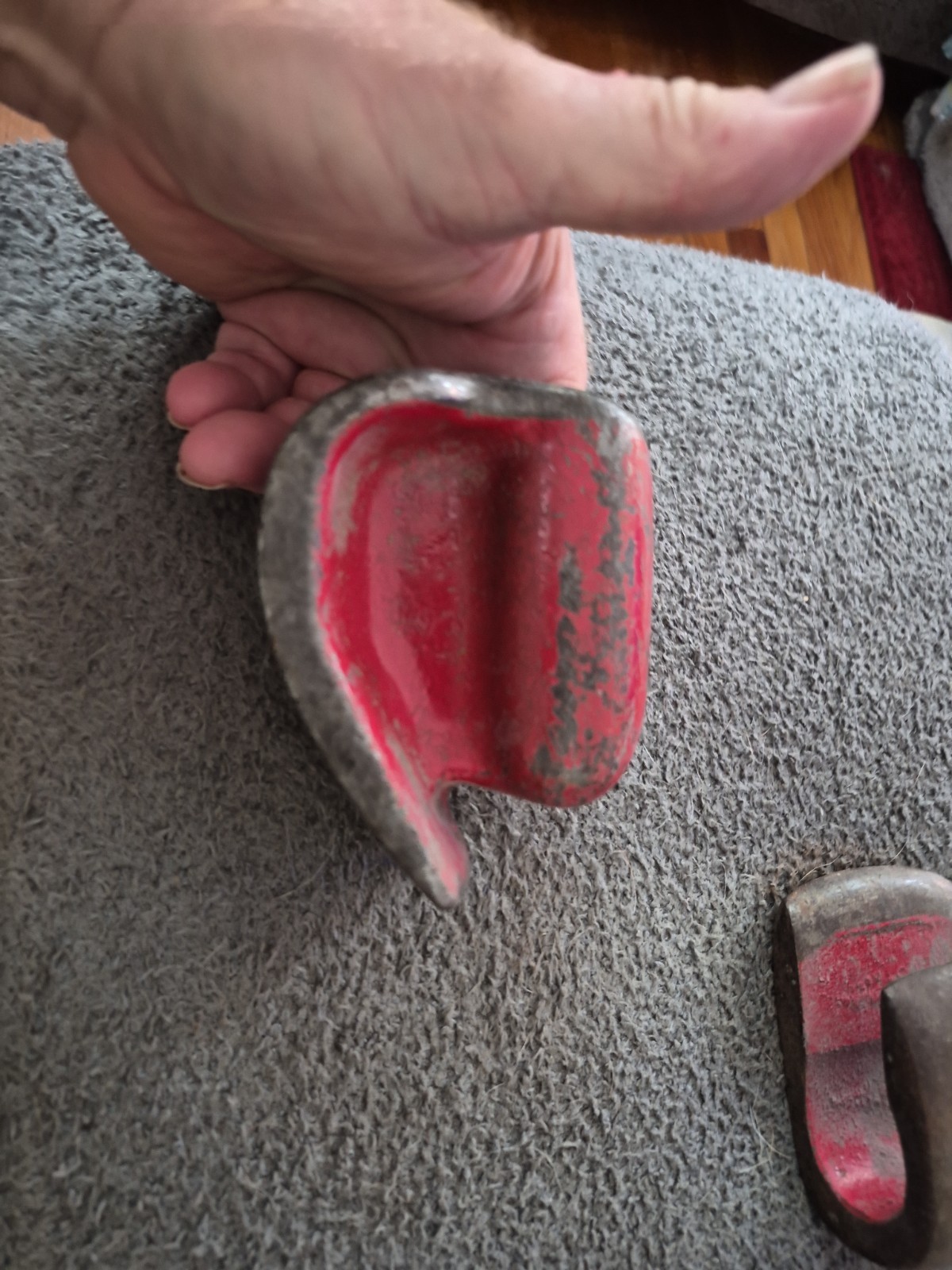 VINTAGE AUTO BODY DOLLY COMPOUND CURVE HAND ANVIL