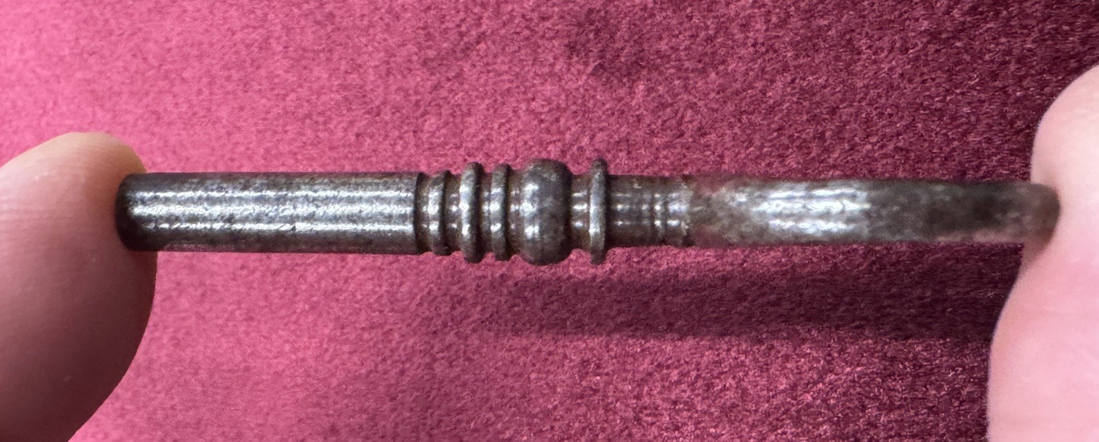 🌿 🗝️ Antique Skeleton Key Hollow Barrel Authentic Vintage Key Steel