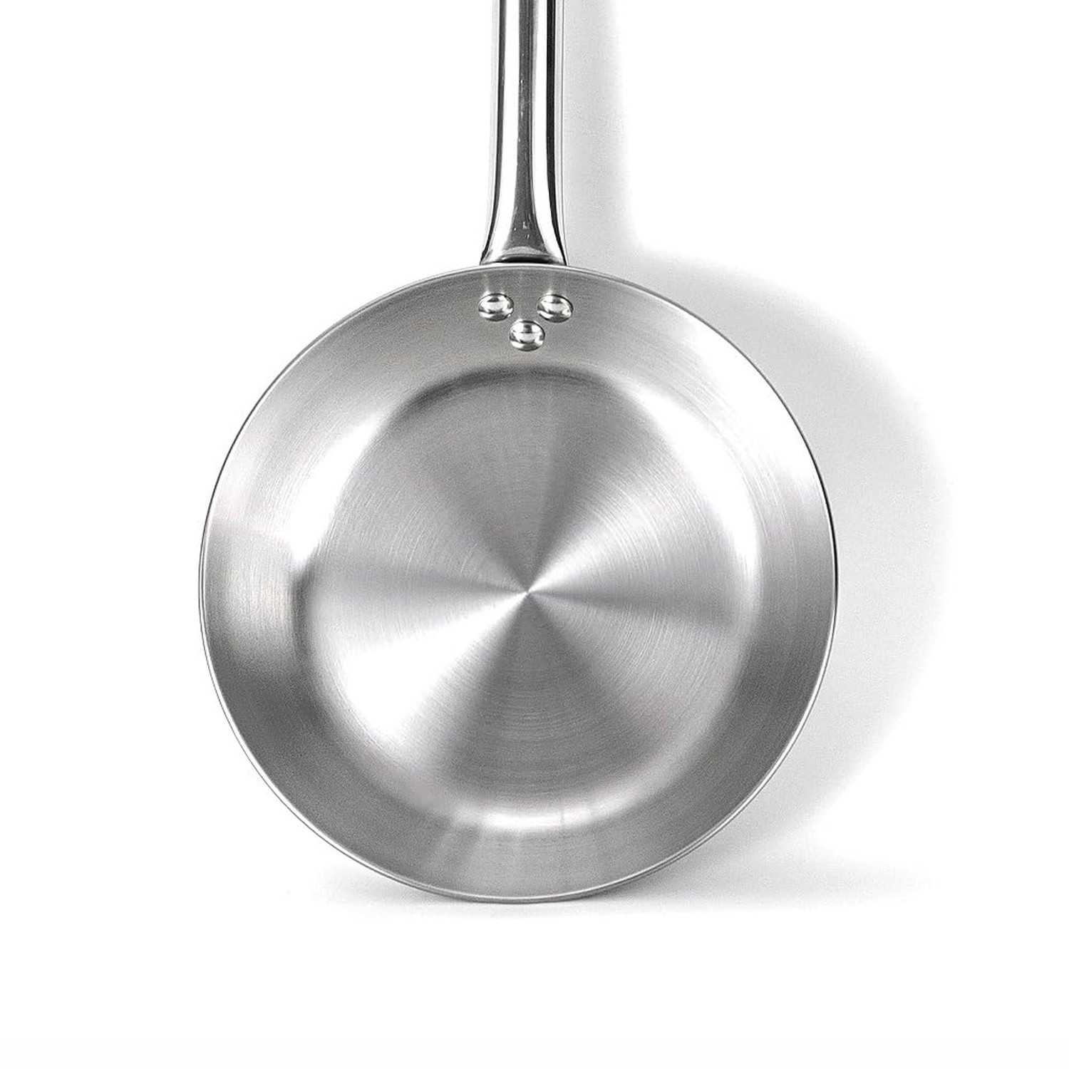 HOMICHEF Mirror Polished NICKEL FREE 8-Inch Fry Pan Stainless Steel (No Toxic…