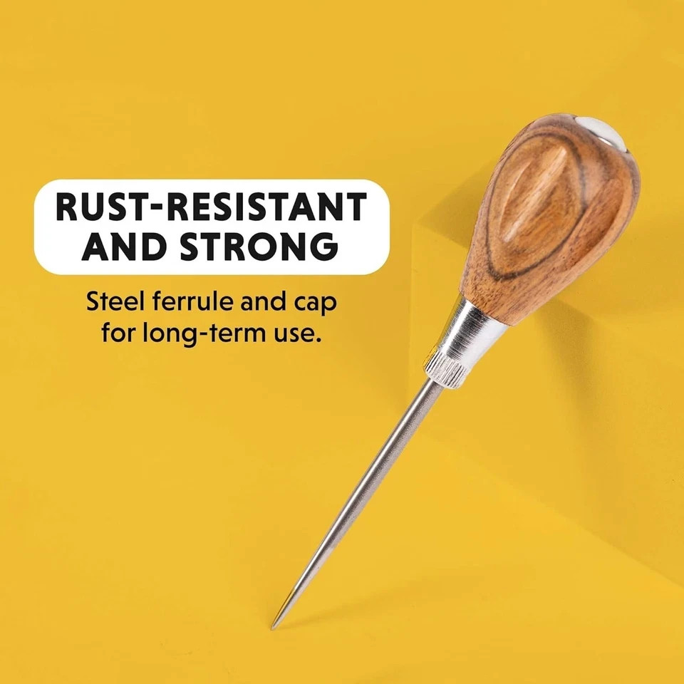 Scratch Awl Tool by General Tools w/ Hardwood Handle & Alloy Steel Blade