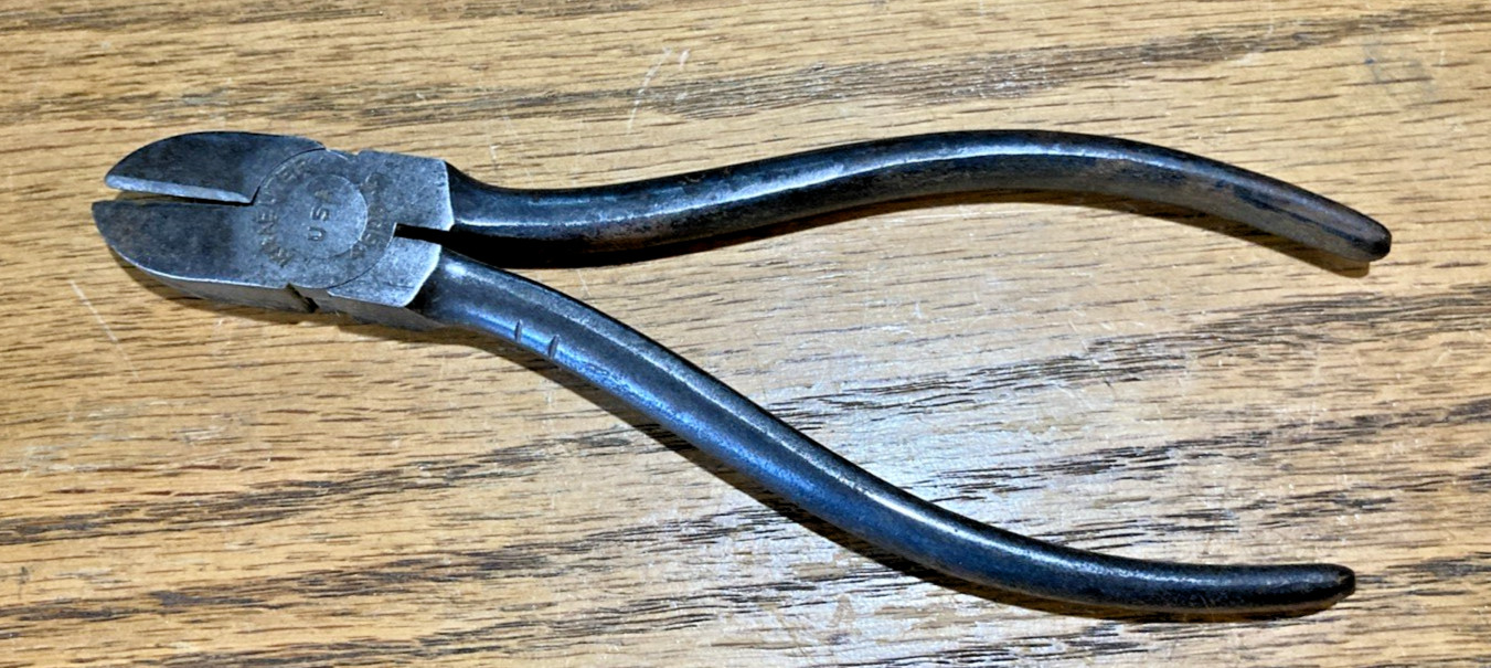 Vintage krauter no 4600 6 USA 6″ long side Cutter Jewelers watchmakers pliers